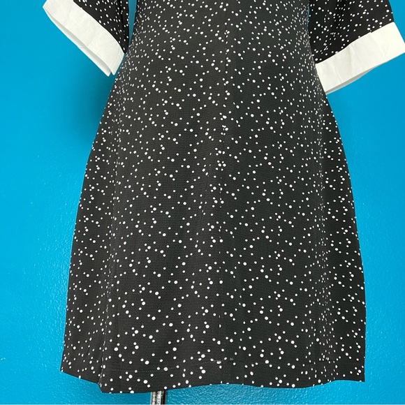 Sugarhill Boutique Make A Wish Mod 60s Tunic Midi Dress w/ Sleeves & Collar UK 8 - Picture 10 of 14